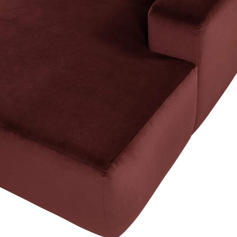 Mojo Base chaise longue element rechts samt k.braun