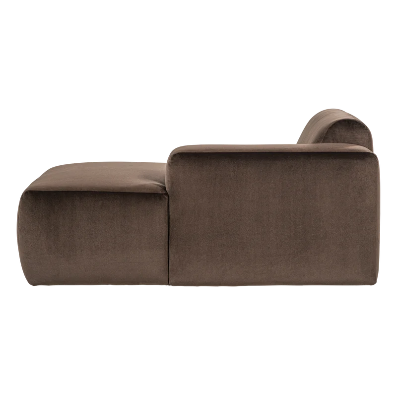 Mojo Base chaise longue element rechts samt braun