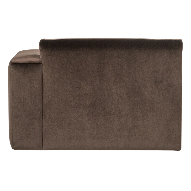 Mojo Base chaise longue element rechts samt braun