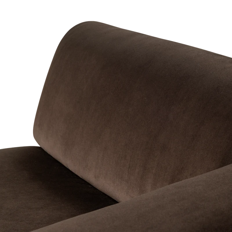 Mojo Base chaise longue element rechts samt braun
