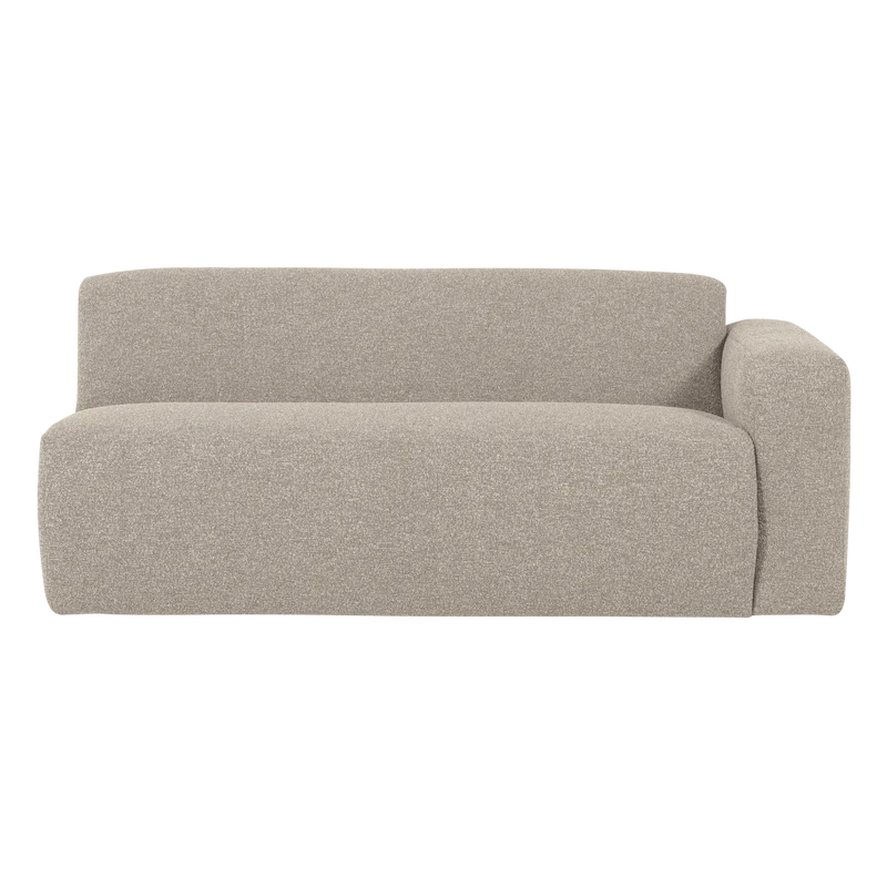 Mojo Base 2-Sitzer-Element Armlehne rechts Bouclé Beige