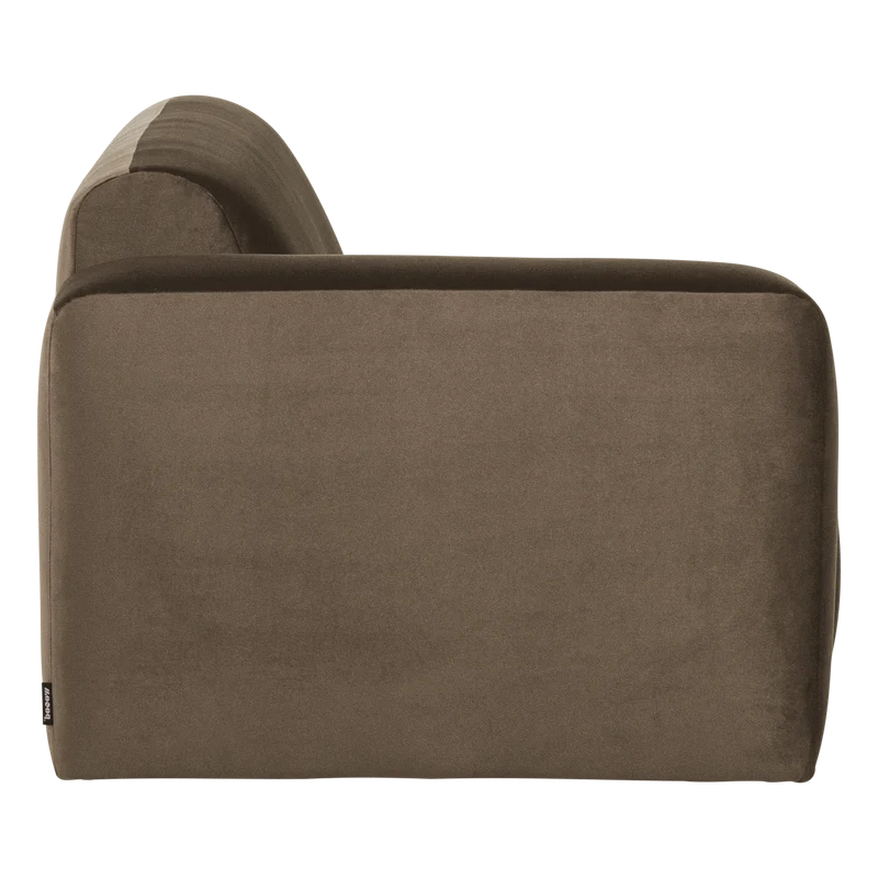 Mojo Base 2-Sitzer-Element Armlehne links Samt Taupe