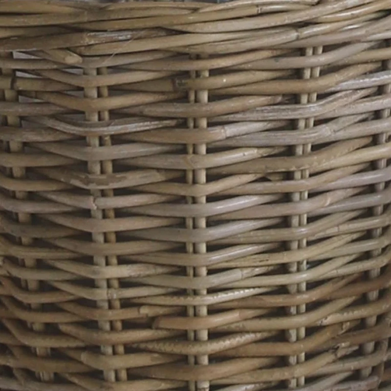 Natur Rattan Pflanzkorb BORKUM Kubu Grey ca.30cm Pflanztopf