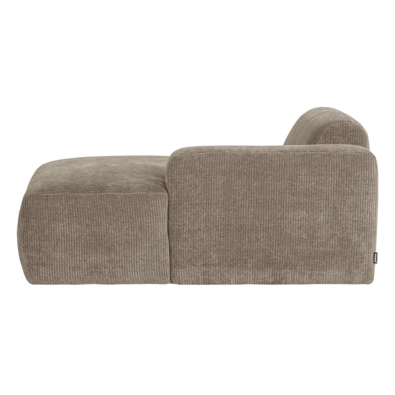 Mojo Base chaise longue element rechts rib dunkelsand