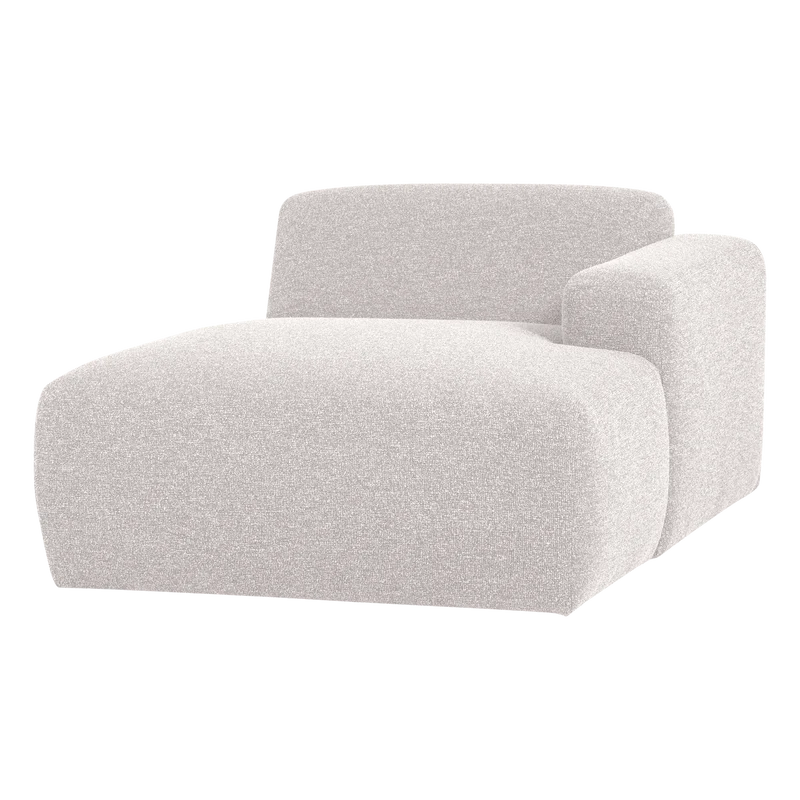Mojo base chaise longue element rechts bouclé ecru
