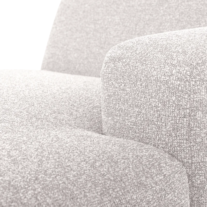 Mojo base chaise longue element rechts bouclé ecru