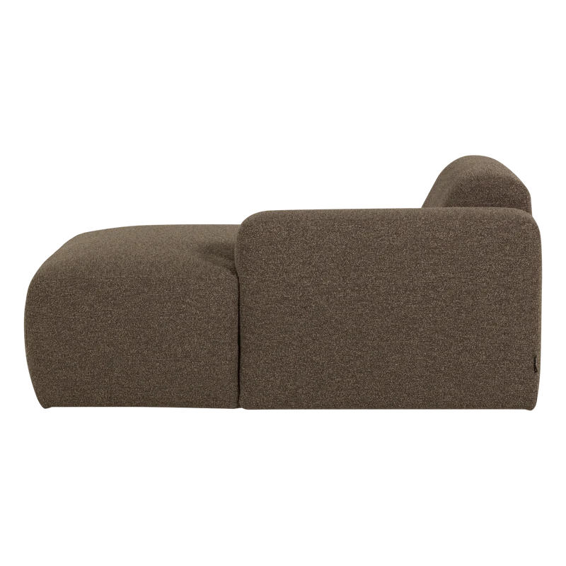 Mojo Base chaise longue element rechts bouclé braun