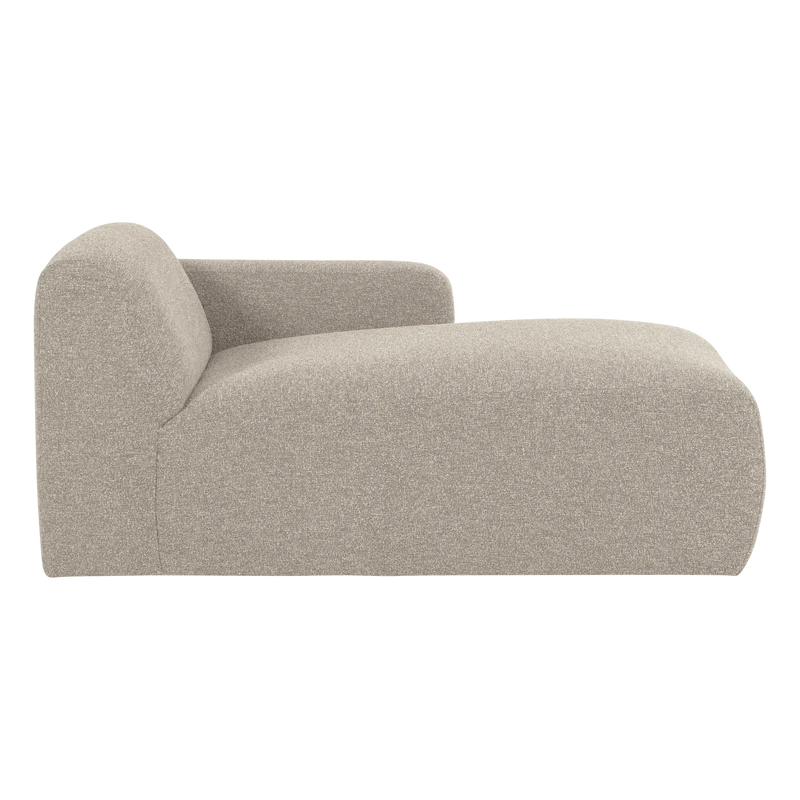 Mojo Base chaise longue element rechts bouclé beige