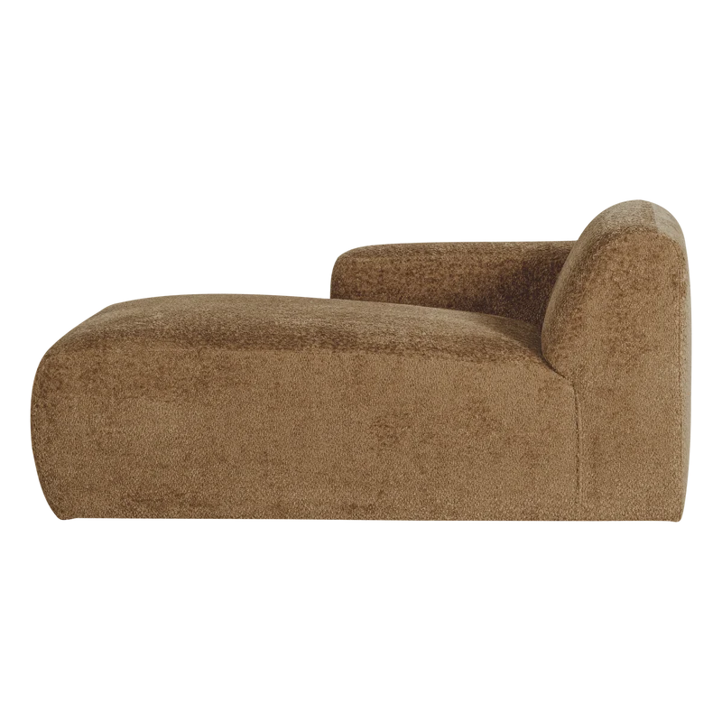 Mojo Base Chaise longue Element links Wolle Honiggelb