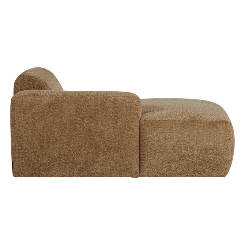 Mojo Base Chaise longue Element links Wolle Honiggelb