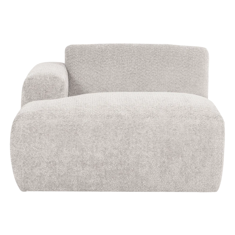 Mojo Base chaise longue element links wolle ecru