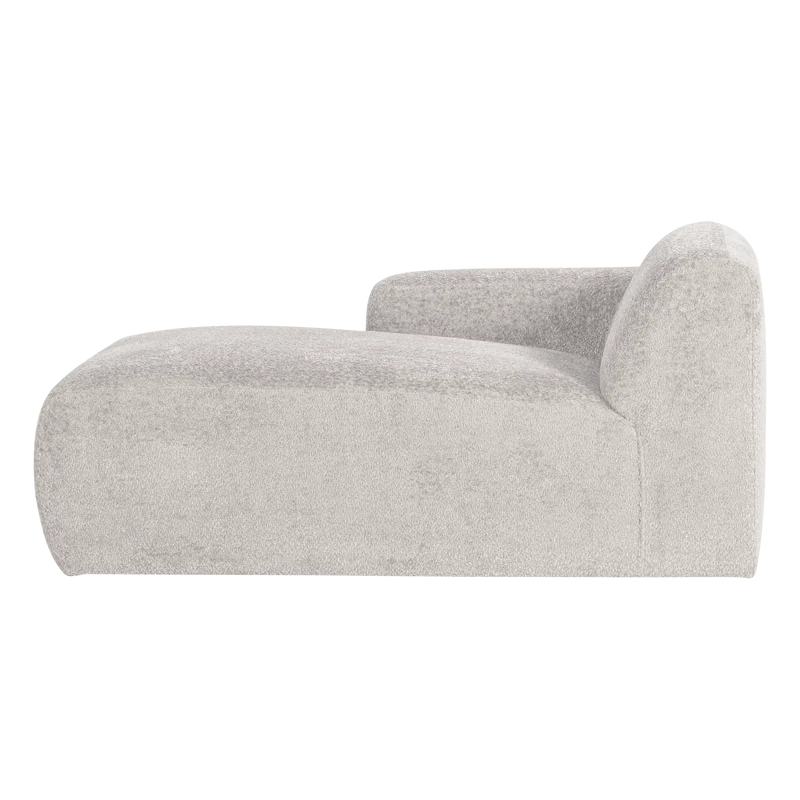 Mojo Base chaise longue element links wolle ecru