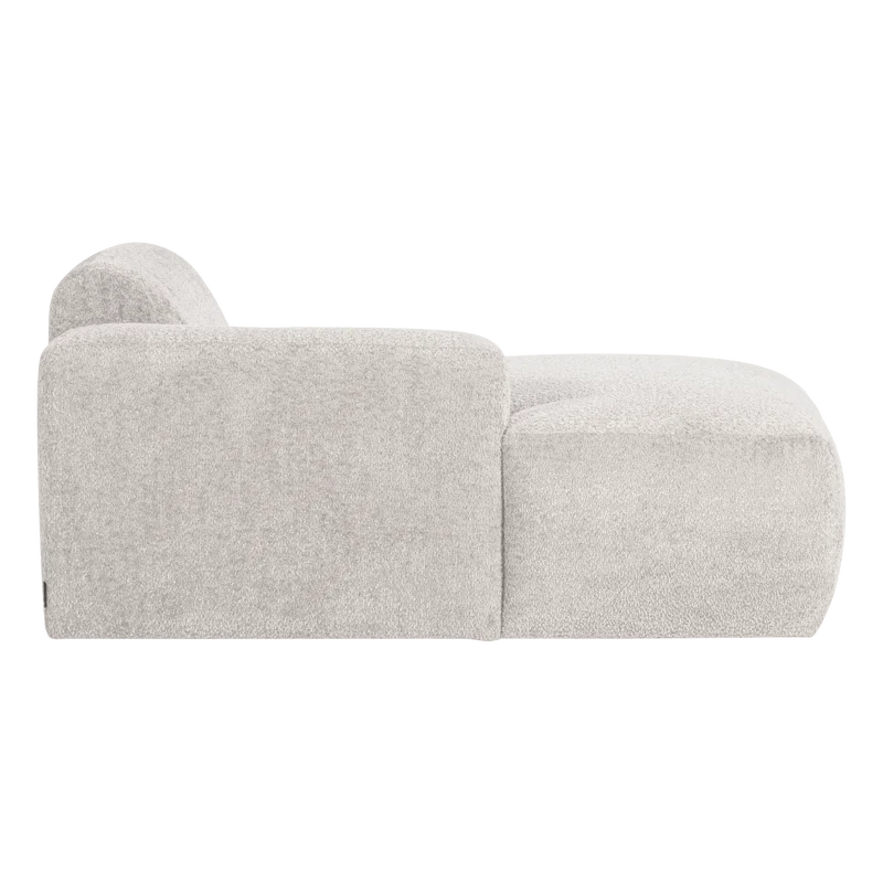 Mojo Base chaise longue element links wolle ecru