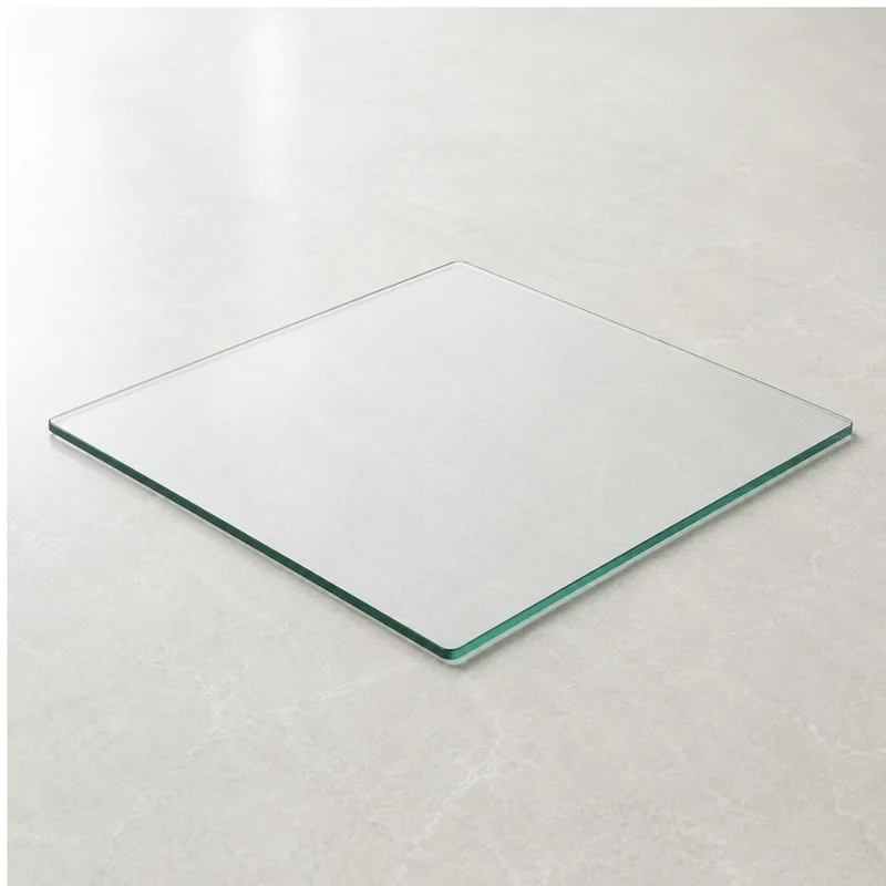 Glasplatte TERRY 30x30cm gehärtetes 8mm Glas Servierplatte