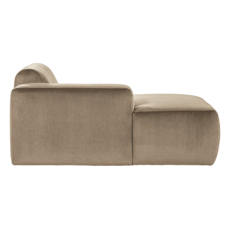Mojo Base chaise longue element links samt khaki