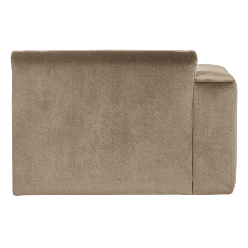 Mojo Base chaise longue element links samt khaki