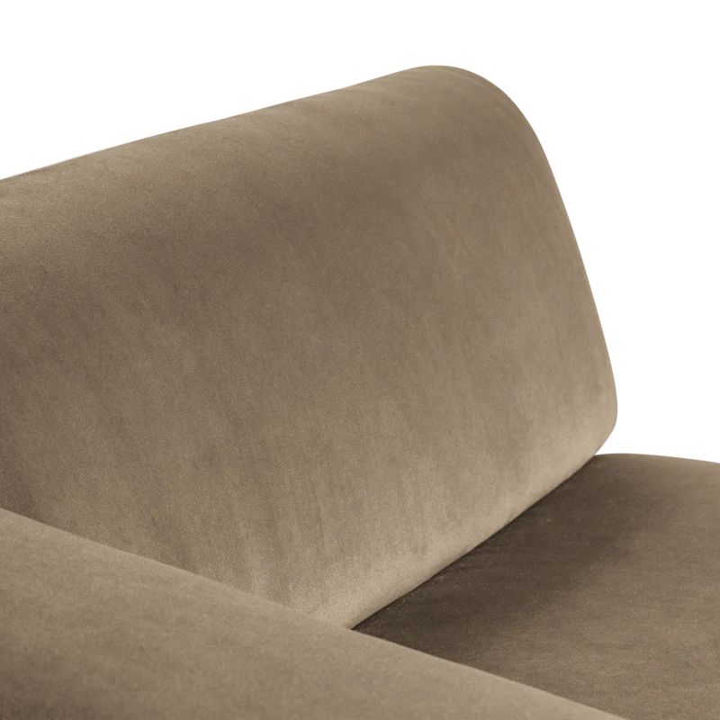 Mojo Base chaise longue element links samt khaki
