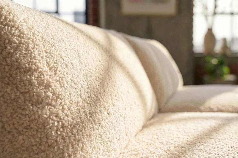 KAWOLA Big Sofa PADANA Stoff beige