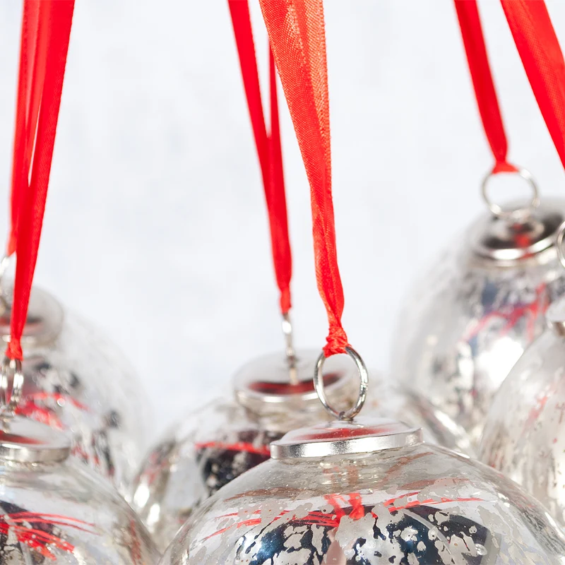 6-tlg.Set Weihnachtsbaumkugeln MIRCA Ø 12,5cm Christbaumschmuck