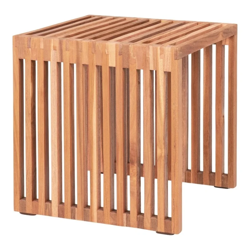 Design Beistelltisch LINETA 40cm Teakholz In-/Outdoor