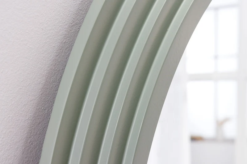 Design Rundbogen Spiegel 160x80cm FORMOSA grün Pastell Wandspiegel