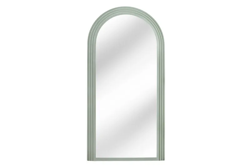 Design Rundbogen Spiegel 160x80cm FORMOSA grün Pastell Wandspiegel