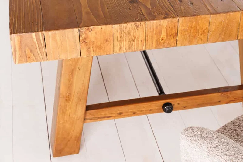 Massiver Esstisch DOMAINE 300cm natur recyceltes Pinienholz