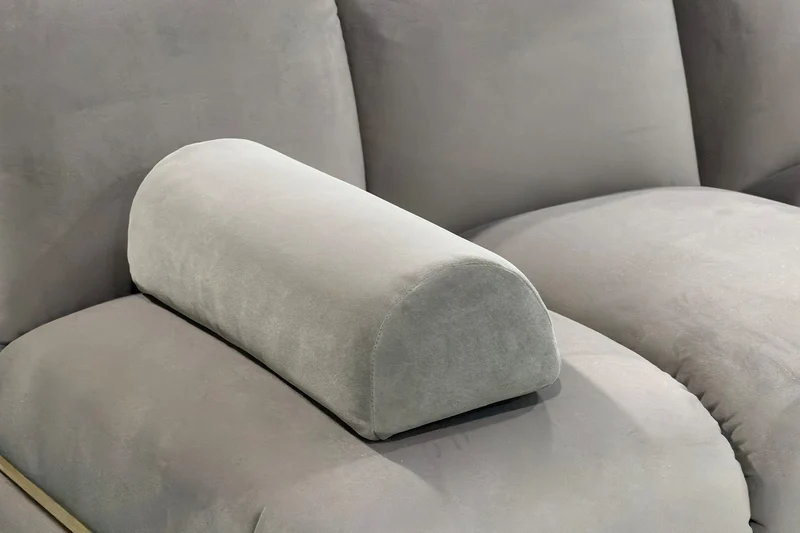 KAWOLA Modulsofa LAYLA 3-Sitzer 3 Module Velvet taupe