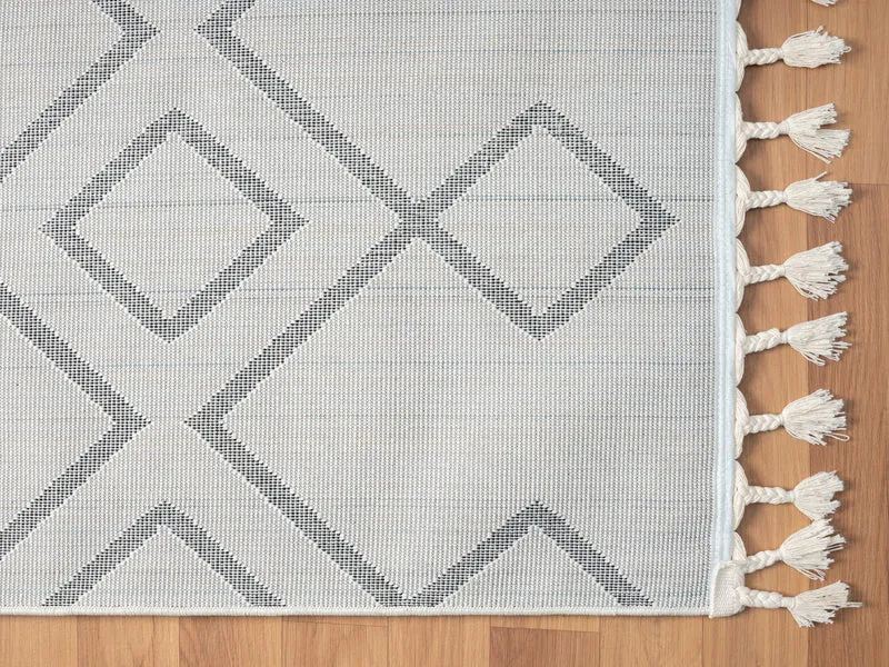 Teppich ORIENTAL quadratisch weiß 240 x 240 cm