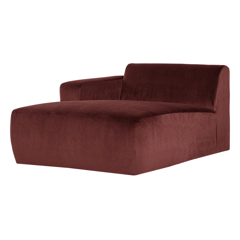 Mojo Base chaise longue element links samt k.braun