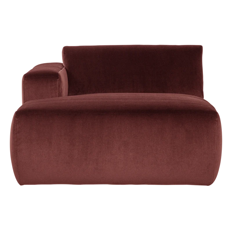Mojo Base chaise longue element links samt k.braun