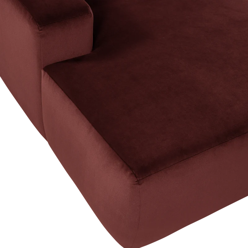 Mojo Base chaise longue element links samt k.braun