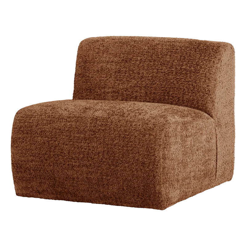 Mojo Base 1-Sitzer-Element Wolle Rostbraun