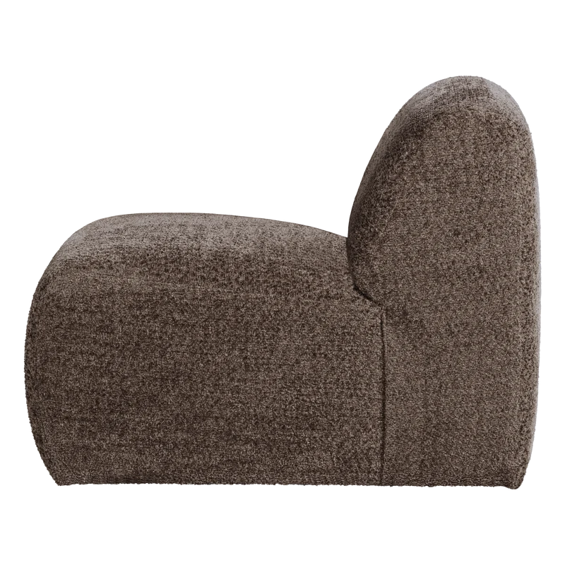 Mojo Base 1-Sitzer-Element Wolle Braun