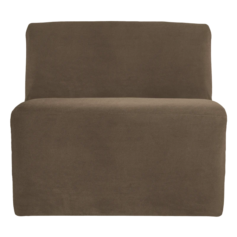 Mojo Base 1-Sitzer-Element Samt Taupe