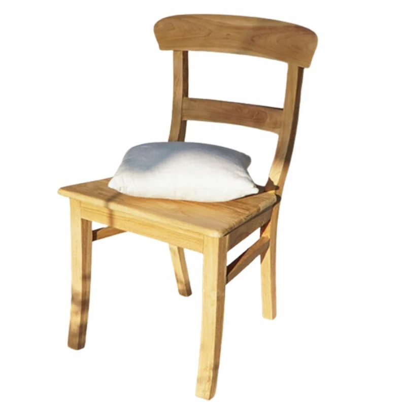 Landhaus Teak Stuhl COUNTRY Bleached Massivholz Holzstuhl