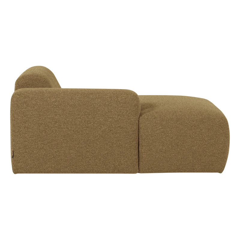Mojo Base chaise longue element links bouclé gelbbraun