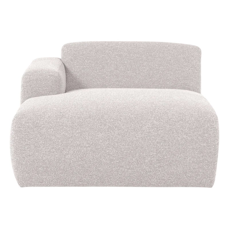 Mojo Base chaise longue element links bouclé ecru