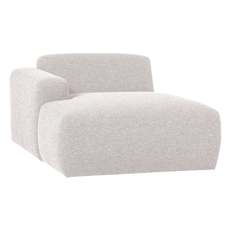 Mojo Base chaise longue element links bouclé ecru