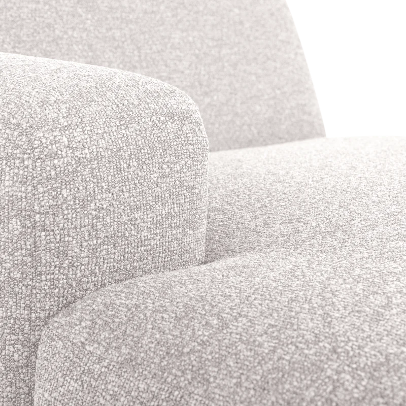 Mojo Base chaise longue element links bouclé ecru