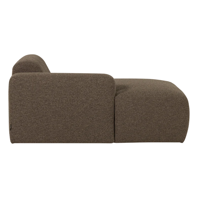 Mojo Base chaise longue element links bouclé braun