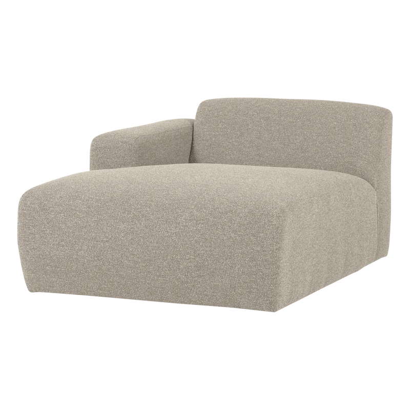 Mojo Base chaise longue element links bouclé beige
