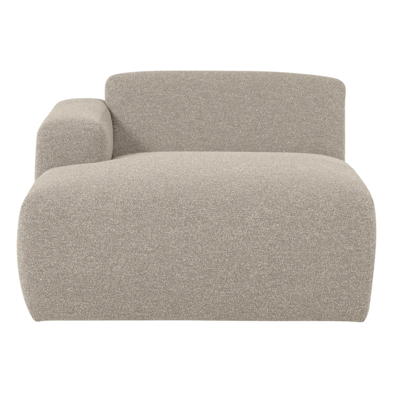 Mojo Base chaise longue element links bouclé beige