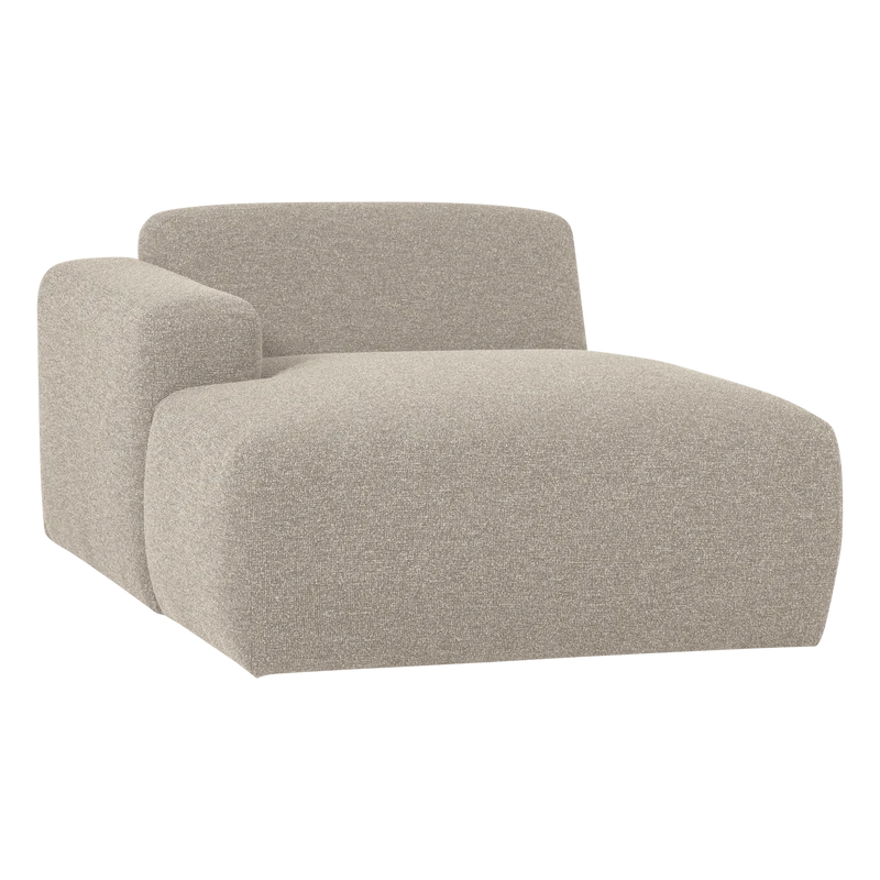 Mojo Base chaise longue element links bouclé beige