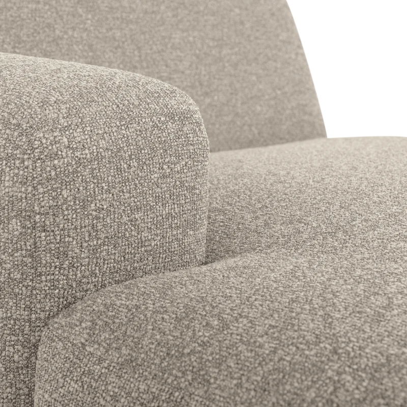 Mojo Base chaise longue element links bouclé beige