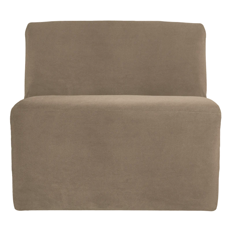 Mojo Base 1-Sitzer-Element Samt Khaki