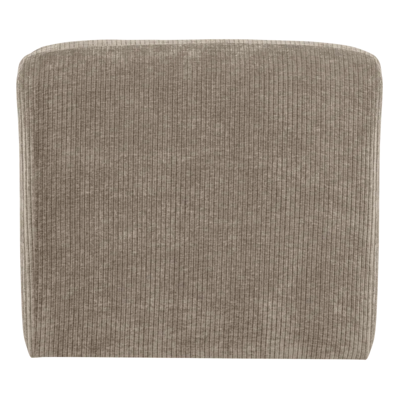 Mojo Base 1-Sitzer-Element gerippter Stoff Dunkelsand