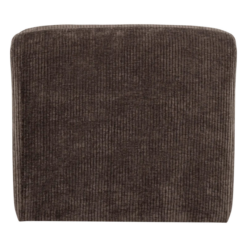 Mojo Base 1-Sitzer-Element gerippter Stoff Braun