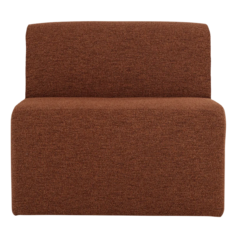 Mojo Base 1-Sitzer-Element bouclé Rostbraun melange