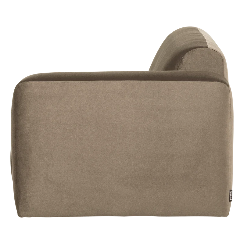 Mojo Base 2-Sitzer-Element Armlehne rechts Samt Khaki